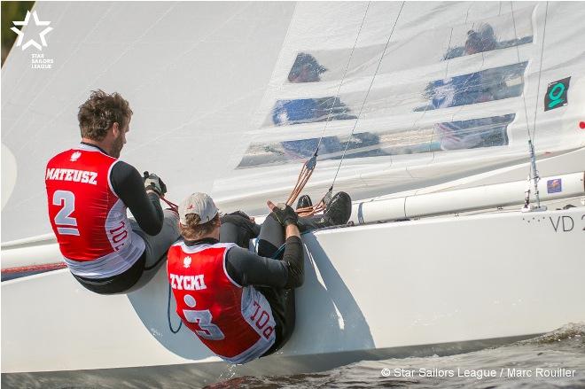 Final day action in Hamburg - 2016 SSL City Grand Slam ©  Marc Rouiller / Star Sailors League